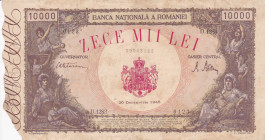 Romania 10.000 Lei 1945