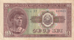 Romania 10 LeI 1952