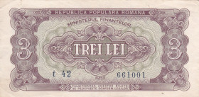 Romania 3 Lei 1952