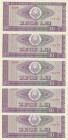 Romania 10 Lei 1966, Lot of 5
