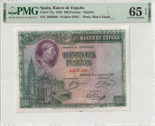 Spain 500 Pesetas 1928 PMG 65 EPQ Gem Uncirculated