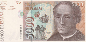 Spain 5000 Pesetas 1992