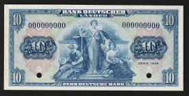Germany 10 Deutsche Mark 1949 Specimen