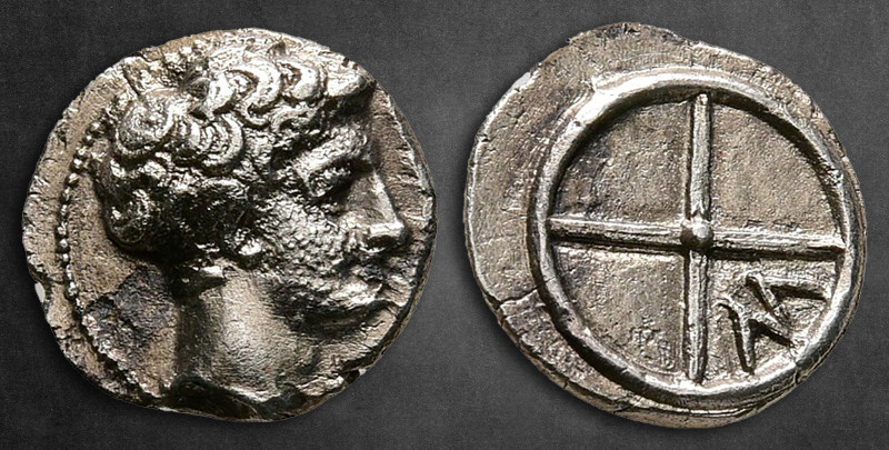 Gaul. Massalia circa 410-380 BC. 
Obol AR

10 mm, 0,79 g

[MAΣΣAΛIΩTAN], ho...