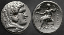 Kings of Macedon. Tyre. Demetrios I Poliorketes 306-283 BC. In the name and types of Alexander III. Tetradrachm AR