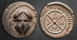 Thrace. Mesembria circa 400-300 BC. Diobol AR
