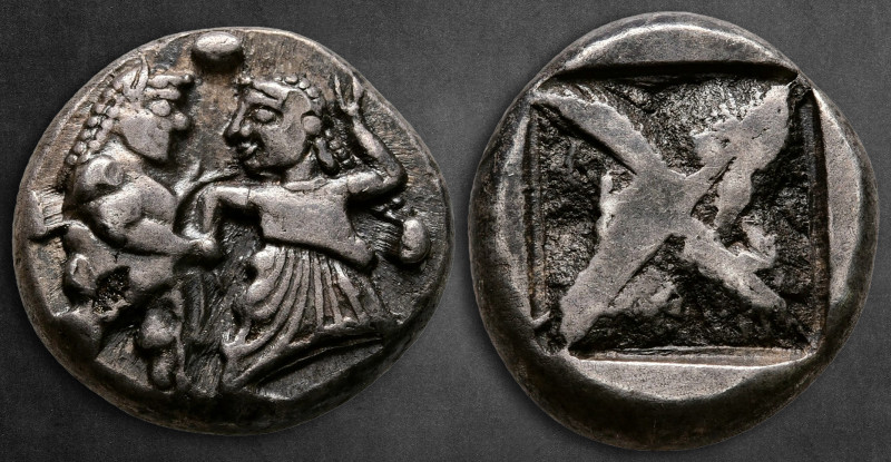 Thraco-Macedonian Region. Berge (Siris or Lete) circa 525-480 BC. 
Stater AR
...