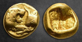 Kings of Lydia. Sardeis. Kroisos 560-546 BC. 1/12 Stater AV