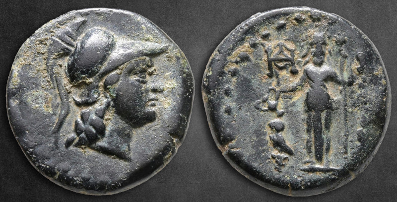 Cilicia. Soloi - Pompeiopolis circa 200-100 BC. 
Bronze Æ

17 mm, 5,42 g

H...