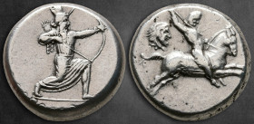 Persia. Achaemenid Empire. Uncertain mint in Caria circa 400-341 BC. Time of Artaxerxes II to Artaxerxes III . Tetradrachm AR
