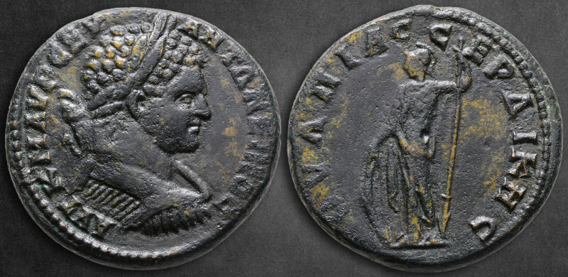 Thrace. Serdica. Caracalla AD 198-217. 
Bronze Æ

31 mm, 17,18 g

AYT K M A...