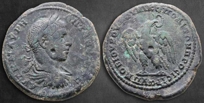 Moesia Inferior. Nikopolis ad Istrum. Elagabal AD 218-222. 
Bronze Æ

28 mm, ...