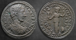 Aiolis. Temnos. Severus Alexander AD 222-235. Bronze Æ