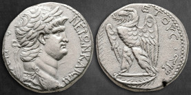 Seleucis and Pieria. Antioch. Nero AD 54-68. Dated local year 116 = AD 67-68. Tetradrachm AR