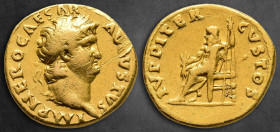 Nero AD 54-68. Rome. Aureus AV