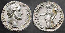 Antoninus Pius AD 138-161. Rome. Denarius AR