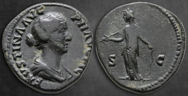 Faustina II AD 147-175. Rome. As Æ