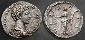 Commodus, as Caesar AD 166-177. Rome. Denarius AR
