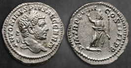 Caracalla AD 198-217. Rome. Denarius AR