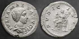 Julia Maesa. Augusta AD 218-224. Rome. Denarius AR