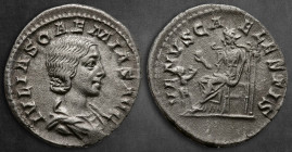 Julia Soaemias. Augusta AD 218-222. Rome. Denarius AR