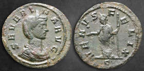 Severina AD 270-275. Rome. Denarius Æ