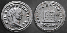 Divus Carus AD 285. Siscia. Billon Antoninianus
