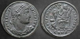 Constantine I the Great AD 306-337. Constantinople. Follis Æ