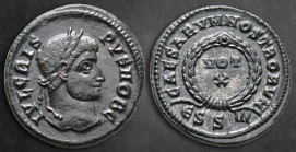 Crispus, as Caesar AD 316-326. Siscia. Follis Æ
