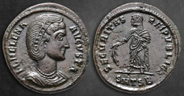 Helena. Augusta AD 328-329. Thessaloniki. Follis Æ