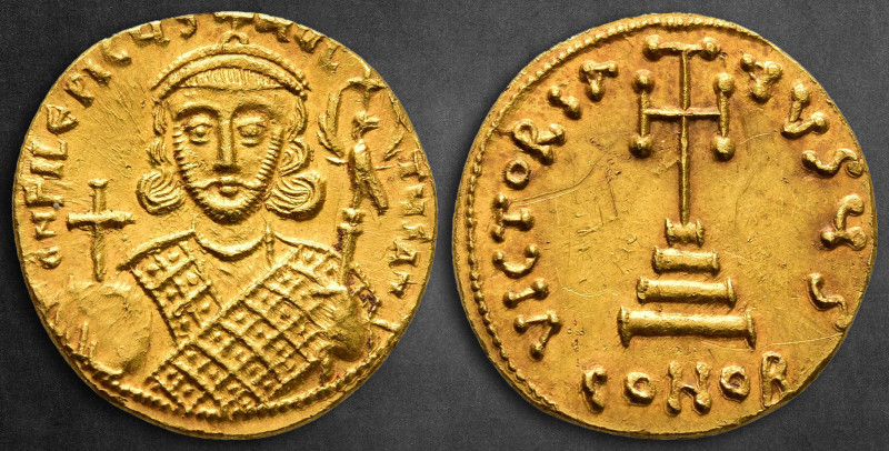 Philippicus (Bardanes) AD 711-713. Constantinople
Solidus AV

20 mm, 4,42 g
...