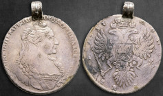 Russia. Kadashevsky. Anna AD 1730-1740. Rouble AR