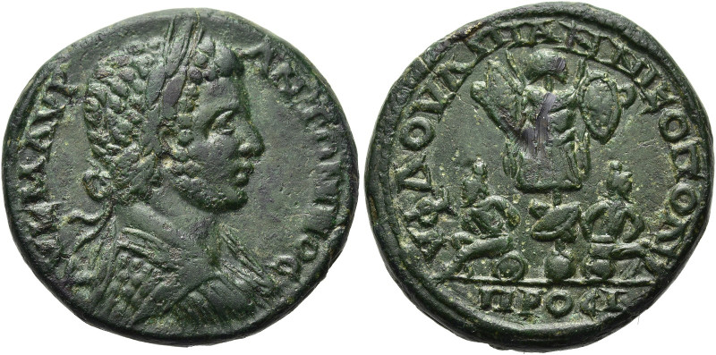 MOESIA INFERIOR. NIKOPOLIS 
Caracalla, 197 - 217 n. Chr. AE ø 27mm (14,03g). St...