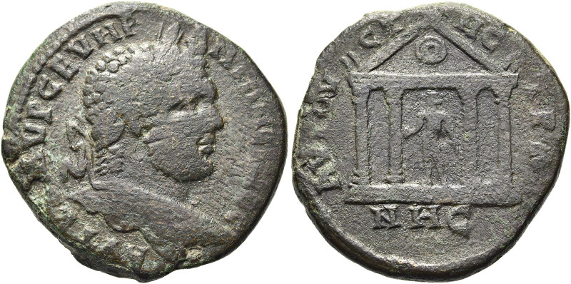 THRAKIEN. AUGUSTA TRAIANA 
Caracalla, 197 - 217 n. Chr. AE ø 30mm (16,04g). Vs....