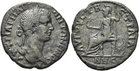 THRAKIEN. AUGUSTA TRAIANA 
Caracalla, 197 - 217 n. Chr. AE ø 29mm (11,61g). Vs.: ΑΥΤ Κ Μ ΑΡΗΛΙ ΑΝΤΩΝΕΙΝΟΣ, Kopf mit Lorbeerkranz n. r. Rs.: ΑΥΓΟΥΣΤΗ-...