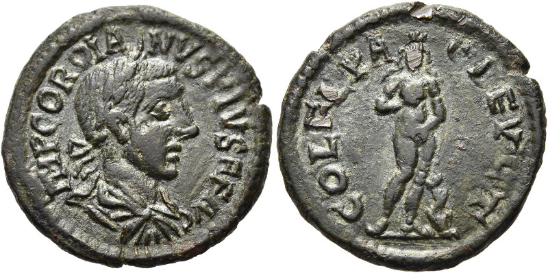 THRAKIEN. DEULTUM 
Gordian III., 238 - 244 n. Chr. AE ø 23mm (5,64g). Vs.: IMP ...