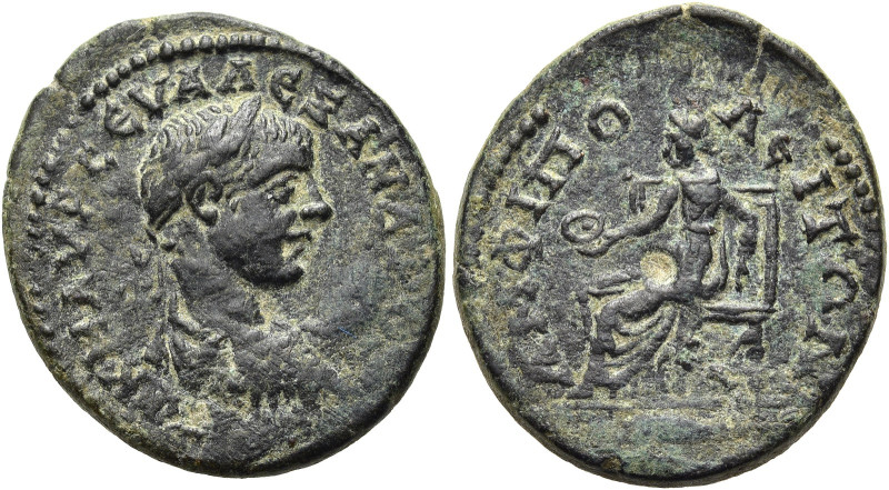 MAKEDONIEN. AMPHIPOLIS 
Severus Alexander, 222 - 235 n. Chr. AE ø 24mm (5,27g)....