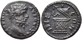 BITHYNIEN. NIKAIA 
Septimius Severus, 193 - 211 n. Chr. AE ø 15mm (1,82g). Vs.: ΣΕΟΥΗΡΟΣ ΑΥΤΟΚΡΑΤΟΡ, Kopf mit Lorbeerkranz n. r. Rs.: ΝΙΚ-ΑΙ-ΕΩΝ, Sch...