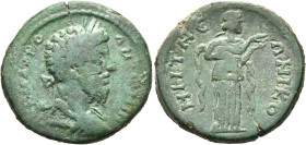 BITHYNIEN. NIKOMEDIA 
Commodus Augustus, 177 - 192 n. Chr. AE ø 28mm (14,33g). Vs.: Α Κ Μ ΑΥ ΚΟ ΑΝΤΩΝΙΝ, Panzerbüste n. r. Rs.: ΜΗΤ ΝΕ-Ω ΝΙΚΟ, Hygiea...