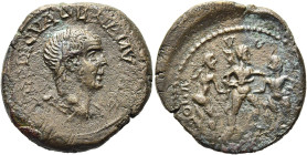 TROAS. ALEXANDRIA TROAS 
Valerian, 253 - 260 n. Chr. AE ø 24mm (7,09g). Vs.: IMP LIC VALERIANVS AVG, drapierte Panzerbüste mit Lorbeerkranz n. r. Rs....