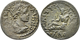 LYDIEN. SAITTA 
Gallienus, 253 - 268 n. Chr. AE Kleinbronze ø 20mm (3,40g). Vs.: ΑΥ Κ Π Λ ΓΑΛΛΙΕΝΟΣ, Panzerbüste mit Lorbeerkranz n. r. Rs.: ΣΑΙΤΤΗ-Ν...