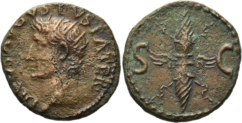 RÖMISCHE KAISERZEIT. 
Divus Augustus, ab 14 n. Chr. AE As ø 27mm (11,74g). Gepr...