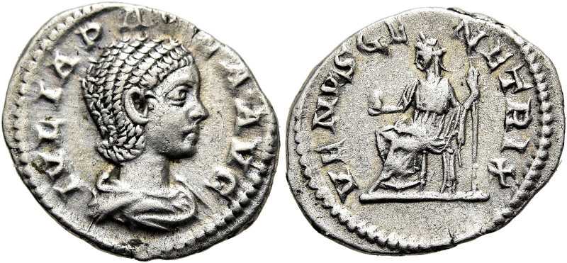 RÖMISCHE KAISERZEIT. 
Iulia Paula, 220 n. Chr. Denar ø 20mm (2,77g). Mzst. Rom....