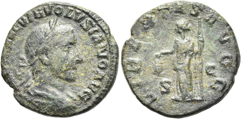 RÖMISCHE KAISERZEIT. 
Volusian, 251 - 253 n. Chr. AE As ø 24mm (8,64g). Mzst. R...