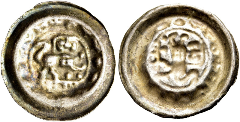 BRAUNSCHWEIG. 
Otto das Kind, 1227 - 1252. Brakteat o.J., Braunschweig. + OTTO ...