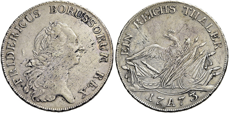 BRANDENBURG / PREUSSEN. 
Friedrich II., 1740 - 1786. Reichstaler (preußisch) 17...