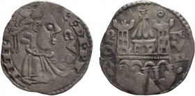 ZECCHE ITALIANE. BERGAMO. A NOME DI FEDERICO II (1236-1250)
GROSSO DA 4 DENARI
Argento, 1,22 gr, 18 mm. BB
D: IMPRT - FREDERI / CVS Busto laureato ...