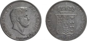 ZECCHE ITALIANE. REGNO DELLE DUE SICILIE. 
FERDINANDO II DI BORBONE (1839-1859). 120 GRANA 1846
Napoli. Argento, 27,41 gr, 37 mm. qBB
D: FERDINANDV...