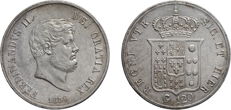 ZECCHE ITALIANE. REGNO DELLE DUE SICILIE. FERDINANDO II DI BORBONE (1839-1859). ...