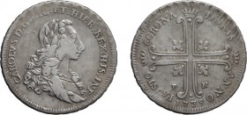ZECCHE ITALIANE. REGNO DI SICILIA. 
CARLO DI BORBONE (1734-1759). LOTTO DI DUE 6 TARI 1735
Palermo. Argento, 13,31 gr, 33 mm- 13,37 gr, 33 mm. Media...